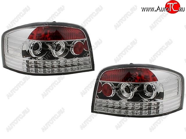 10 849 р. AUDI A3 ФОНАРЬ ЗАДН ВНЕШН Л+П (КОМПЛЕКТ) (3 дв) ТЮНИНГ ДИОД (SONAR) ВНУТРИ ХРОМ SONAR ai0a304-741h-n  с доставкой в г. Вологда