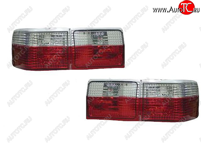 10 599 р. AUDI 100 ФОНАРЬ ЗАДН ВНЕШН+ВНУТР Л+П (КОМПЛЕКТ) (3шт) ТЮНИНГ ПРОЗРАЧ ХРУСТАЛ КРАСН BODYPARTS ai10091-760r-n  с доставкой в г. Вологда