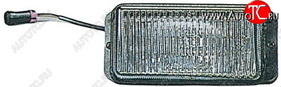 499 р. Противотуманная фара левая BODYPARTS Audi 100 C3 седан дорестайлинг (1982-1987)  с доставкой в г. Вологда