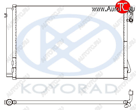 5 549 р. E90 КОНДЕНСАТОР КОНДИЦ (KOYO) KOYORAD bme9004-932  с доставкой в г. Вологда