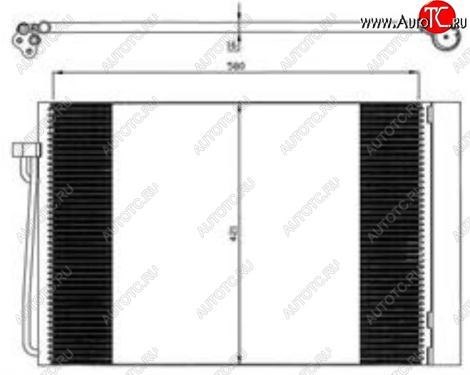 5 549 р. E60 (E63 04-E65 01-) КОНДЕНСАТОР КОНДИЦ (см.каталог) BODYPARTS bme6002-931  с доставкой в г. Вологда