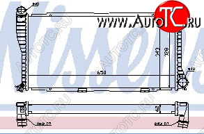 5 799 р. E38 {E39 98-} РАДИАТОР ОХЛАЖДЕН (NISSENS) (см.каталог) NISSENS bme3898-911  с доставкой в г. Вологда