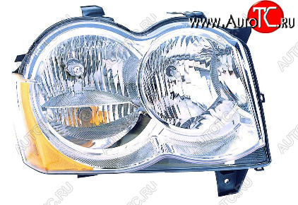 10 199 р. Правая фара DEPO  Jeep Grand Cherokee  WK (2004-2010)  с доставкой в г. Вологда