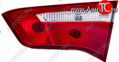 2 989 р. Левый фонарь (внутренний) DEPO  KIA Rio  3 QB (2011-2015) дорестайлинг седан  с доставкой в г. Вологда