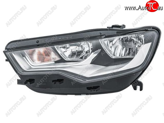 9 399 р. Левая фара (c электрокорректором) DEPO  Audi A6  C7 (2010-2014) дорестайлинг, седан  с доставкой в г. Вологда
