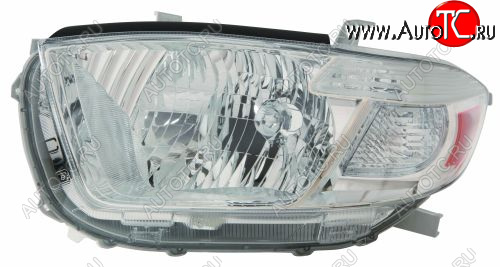 11 249 р. Левая фара (c электрокорректором) DEPO  Toyota Highlander  XU40 (2007-2010) дорестайлинг  с доставкой в г. Вологда
