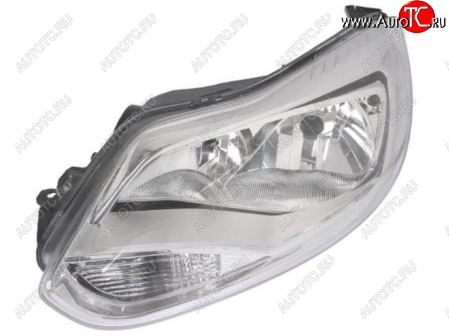 9 549 р. Левая фара (c электрокорректором) DEPO  Ford Focus  3 (2011-2015) седан дорестайлинг  с доставкой в г. Вологда