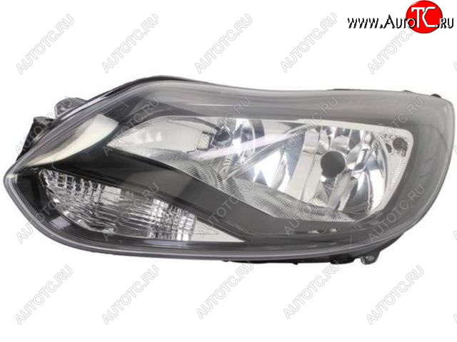 8 699 р. Левая фара (c электрокорректором) DEPO Ford Focus 3 седан дорестайлинг (2011-2015)  с доставкой в г. Вологда