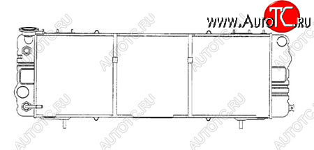 16 949 р. CHEROKEE РАДИАТОР ОХЛАЖДЕН AT 4 (3 ряд) BODYPARTS jpche91-910  с доставкой в г. Вологда