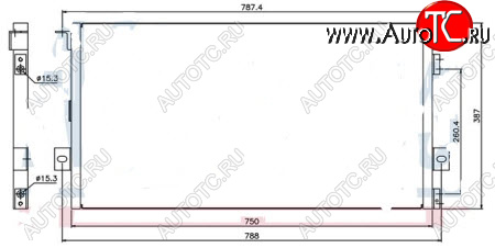 3 399 р. CARAVAN (VOYAGER) КОНДЕНСАТОР КОНДИЦ BODYPARTS plcar96-932  с доставкой в г. Вологда