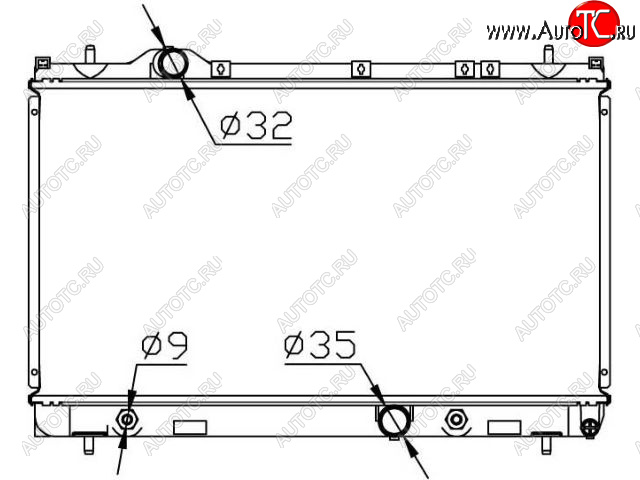 9 899 р. NEON (4-х ступенчатая) РАДИАТОР ОХЛАЖДЕН AT BODYPARTS crneo00-911  с доставкой в г. Вологда