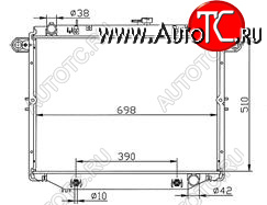 13 499 р. LANDCRUISER (1HDFTE) РАДИАТОР ОХЛАЖДЕН AT 4.2 (дизель) BODYPARTS tylan98-912  с доставкой в г. Вологда