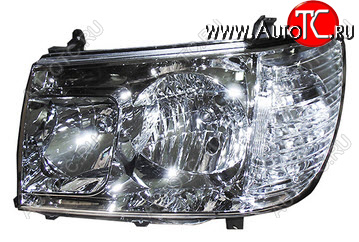 5 299 р. Левая фара (c электрокорректором) BODYPARTS Toyota Land Cruiser 100 2-ой рестайлинг (2005-2007)  с доставкой в г. Вологда