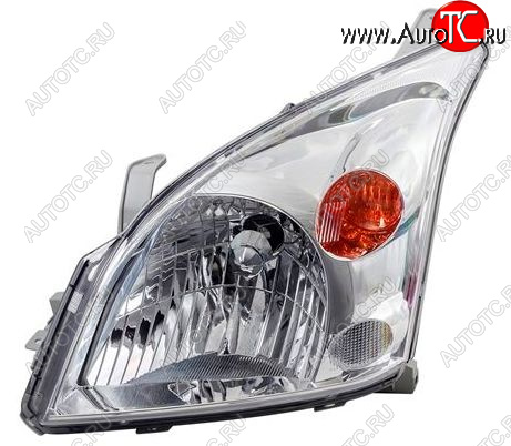 8 299 р. Левая фара (под корректор) DEPO  Toyota Land Cruiser Prado  J120 (2002-2009)  с доставкой в г. Вологда