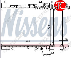 2 299 р. YARIS (+VERSOECHO 00-  PLATZ 00-) РАДИАТОР ОХЛАЖДЕН MT 1.3 1.5 BODYPARTS tyyas99-911  с доставкой в г. Вологда