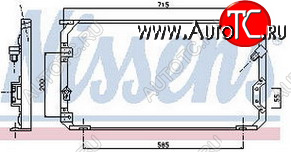 10 699 р. COROLLA КОНДЕНСАТОР КОНДИЦ (R134A) BODYPARTS tycrl94-930  с доставкой в г. Вологда