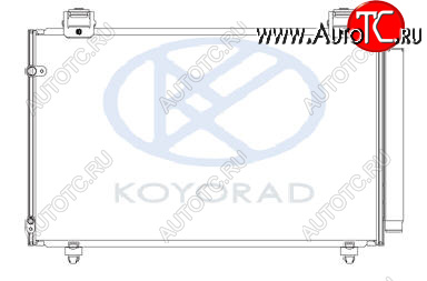 6 399 р. COROLLA {+MATRIX 03-06} КОНДЕНСАТОР КОНДИЦ (KOYO) KOYORAD tycrl02-931  с доставкой в г. Вологда