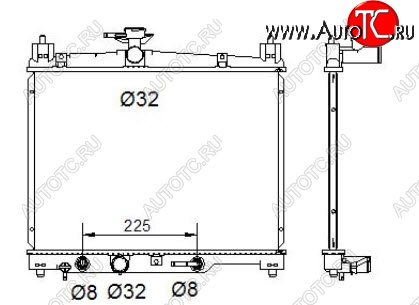 3 289 р. YARIS РАДИАТОР ОХЛАЖДЕН AT 1 1.3 BODYPARTS tyyas99-916  с доставкой в г. Вологда