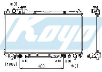 RAV4 РАДИАТОР ОХЛАЖДЕН AT 2 (1 ряд) BODYPARTS tyrv498-912