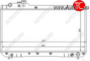 4 299 р. RAV4 РАДИАТОР ОХЛАЖДЕН MT 2 BODYPARTS tyrv494-912  с доставкой в г. Вологда