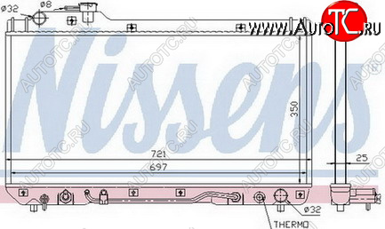 4 399 р. RAV4 РАДИАТОР ОХЛАЖДЕН AT 2 BODYPARTS tyrv494-913  с доставкой в г. Вологда