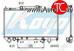6 299 р. AVENSIS {7AFE} РАДИАТОР ОХЛАЖДЕН AT 1.8 (KOYO) KOYORAD tyave97-910  с доставкой в г. Вологда