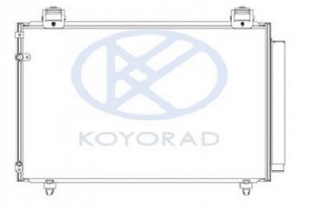 AVENSIS КОНДЕНСАТОР КОНДИЦ 1.6 , 1.8 (KOYO) KOYORAD tyave03-932