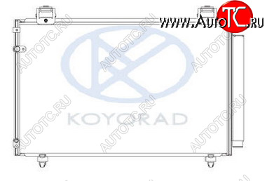 6 299 р. AVENSIS КОНДЕНСАТОР КОНДИЦ 1.6 , 1.8 (KOYO) KOYORAD tyave03-932  с доставкой в г. Вологда