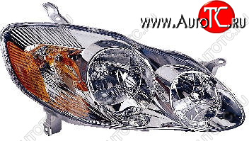 6 699 р. Правая фара BodyParts Toyota Corolla E130 седан USA (2003-2007)  с доставкой в г. Вологда