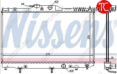 10 599 р. COROLLA (1ZZFE3ZZFE4ZZFE) РАДИАТОР ОХЛАЖДЕН MT 1.4 1.6 1.8 (1 ряд) BODYPARTS tycrl97-910  с доставкой в г. Вологда