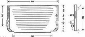 COROLLA (NAP, см ФОТО) КОНДЕНСАТОР КОНДИЦ BODYPARTS tycrl97-930