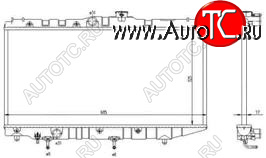 2 699 р. COROLLA РАДИАТОР ОХЛАЖДЕН AT 1.3 1.5 1.6 (1 ряд) BODYPARTS tycrl88-912  с доставкой в г. Вологда