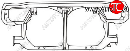 7 799 р. CAMRY СУППОРТ РАДИАТОРА (Тайвань) TYG tycam92-380  с доставкой в г. Вологда
