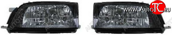 8 749 р. CARINA E ФАРА Л+П (КОМПЛЕКТ) ТЮНИНГ ПРОЗРАЧ ВНУТРИ (DEPO) ЧЕРН DEPO tycae92-003b-n  с доставкой в г. Вологда