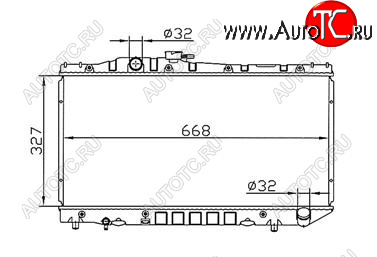 2 899 р. CARINA II РАДИАТОР ОХЛАЖДЕН 2 MT AT BODYPARTS tyca288-915  с доставкой в г. Вологда