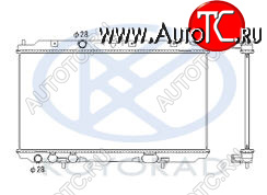 5 799 р. ALMERA {+ P12 02-} РАДИАТОР ОХЛАЖДЕН MT (KOYO) KOYORAD nnalm02-912  с доставкой в г. Вологда