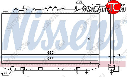 11 399 р. P10 РАДИАТОР ОХЛАЖДЕН MT AT 1.6 2 16 КЛАП (2 ряд) BODYPARTS nnp1091-913  с доставкой в г. Вологда