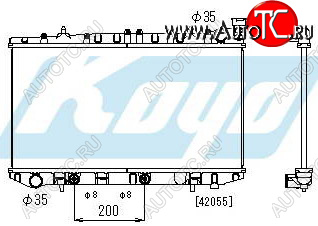 5 249 р. P10 РАДИАТОР ОХЛАЖДЕН AT 1.8 (KOYO) KOYORAD nnp1091-915  с доставкой в г. Вологда