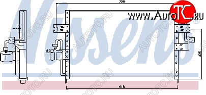 7 249 р. P10 КОНДЕНСАТОР КОНДИЦ (R134A) BODYPARTS nnp1091-930  с доставкой в г. Вологда