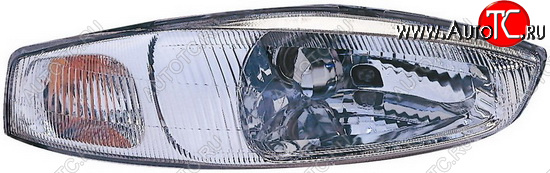 6 599 р. Правая фара BodyParts Mitsubishi Colt CJ0 хэтчбэк 3 дв. (1995-2003)  с доставкой в г. Вологда