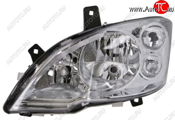 0 р. Левая фара (c электрокорректором) DEPO  Mercedes-Benz Vito  W639 (2010-2014) рестайлинг  с доставкой в г. Вологда