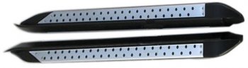 RAV4 (LONG BASE) ПОРОГ-ПОДНОЖКА Л+П (КОМПЛЕКТ) BMW STYLE , АЛЮМИН BODYPARTS tyrv406-4a1a-n