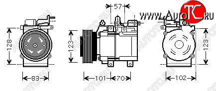 35 699 р. TUCSON {HCC) (Sportage 04-} КОМПРЕССОР КОНДИЦ 2.7 (бензин) (см.каталог) (AVA) AVA hntun04-970  с доставкой в г. Вологда