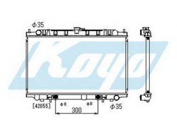MAXIMA QX РАДИАТОР ОХЛАЖДЕН AT 2 3 (KOYO) KOYORAD nnmxq95-910