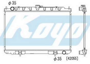 MAXIMA QX РАДИАТОР ОХЛАЖДЕН MT 2 3 (KOYO) KOYORAD nnmxq00-910