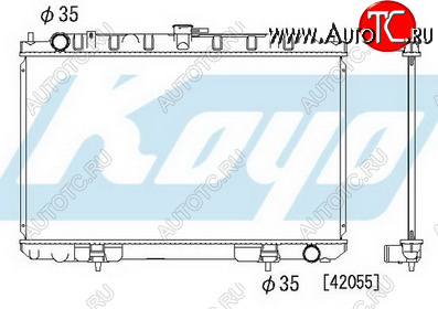 5 999 р. MAXIMA QX РАДИАТОР ОХЛАЖДЕН MT 2 3 (KOYO) KOYORAD nnmxq00-910  с доставкой в г. Вологда