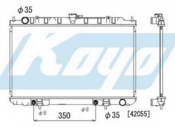 MAXIMA QX РАДИАТОР ОХЛАЖДЕН AT 2 3 (KOYO) KOYORAD nnmxq00-911