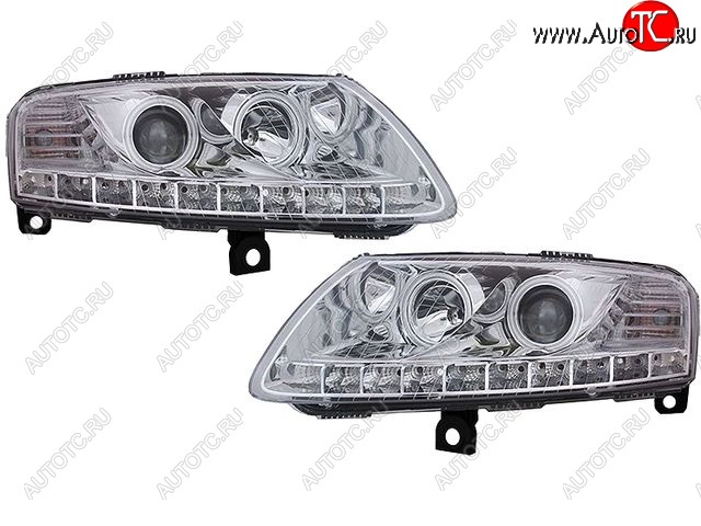 40 999 р. AUDI A6 ФАРА Л+П (КОМПЛЕКТ) ТЮНИНГ (DEVIL EYES) ЛИНЗОВАН БЕЗ КОРРЕКТОР (EAGLE EYES) ВНУТРИ ХРОМ EAGLE EYES ai0a604-004h-n  с доставкой в г. Вологда