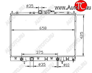 8 249 р. PININ (4G93) РАДИАТОР ОХЛАЖДЕН AT BODYPARTS mbpin99-910  с доставкой в г. Вологда