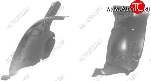 889 р. Левый подкрылок передний (задняя часть) TYG  Peugeot 406 ( 8B,  8E,F) (1995-1999) седан дорестайлинг, универсал дорестайлинг  с доставкой в г. Вологда